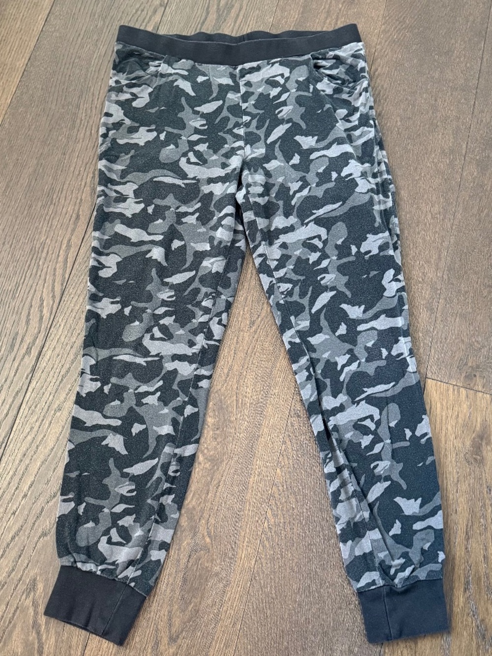Serena Williams Signature Statement Gray Camo Jogger Sweatpants Women's Size L